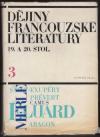 Dějiny francouzské literatury - 3 - Fischer Jan Otokar